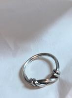 Bague en Argent noeud torsadé, Bijoux, Sacs & Beauté, Bagues, Enlèvement, Comme neuf, Argent, Argent