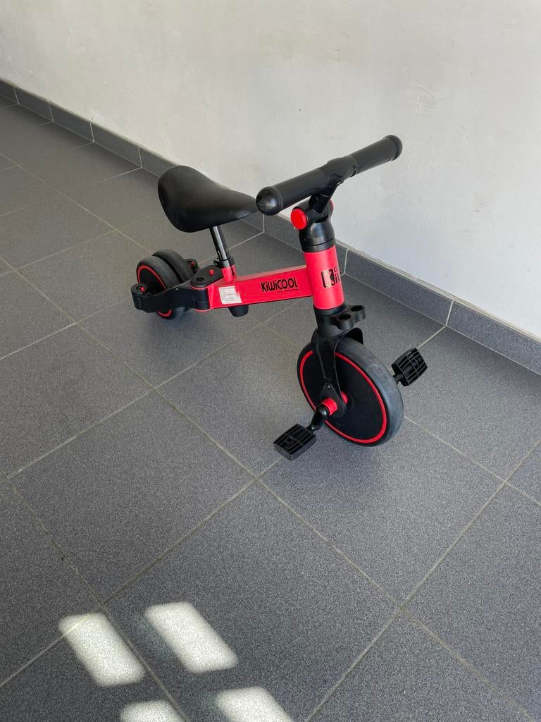 Kiwicool 3 in 1 kleuter(loop)fiets, Fietsen en Brommers, Fietsen | Driewielers, Ophalen, Zo goed als nieuw