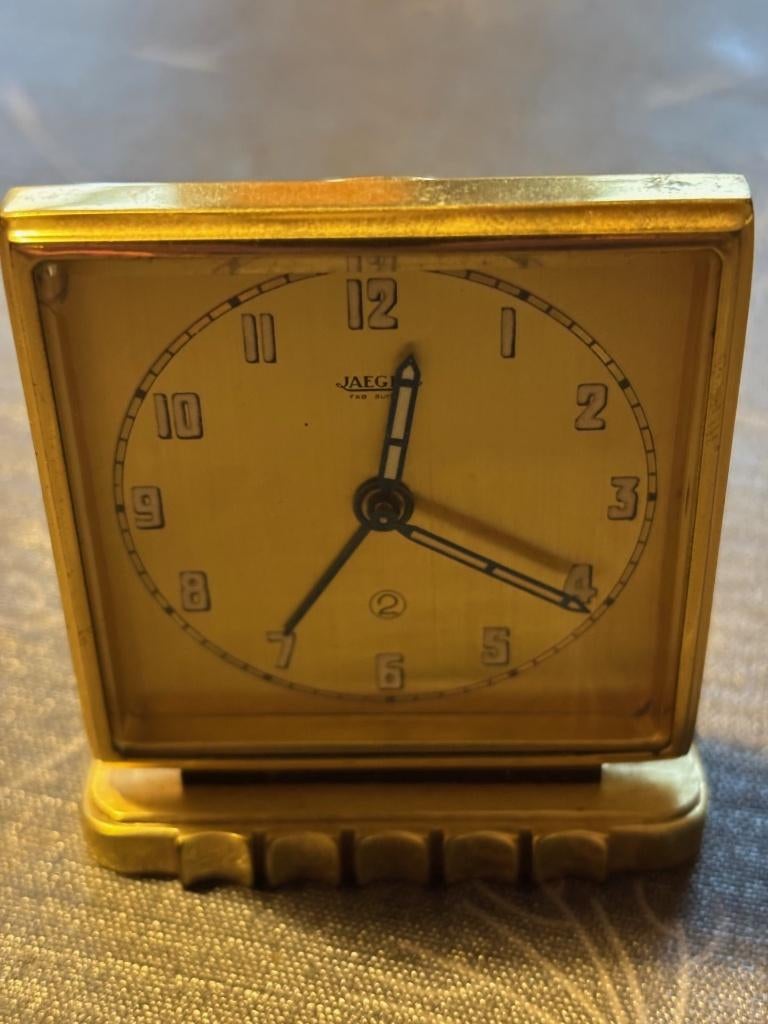 Réveil Jaeger 2 jours-NOK, Antiek en Kunst, Antiek | Klokken, Ophalen