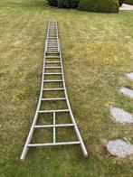 Dubbele schuifladder in aluminium, Ophalen, Gebruikt, Ladder, 4 meter of meer
