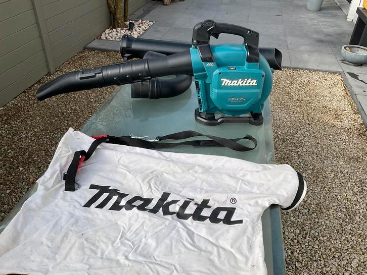 Professionele bladblazer Makita DUB363 op accu’s, Tuin en Terras, Bladblazers, Zo goed als nieuw, Ruggedragen, Accu, Met versnipperfunctie