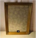 Beau cadre photo ancien en métal doré - 40x30/35x25, Enlèvement ou Envoi, Comme neuf