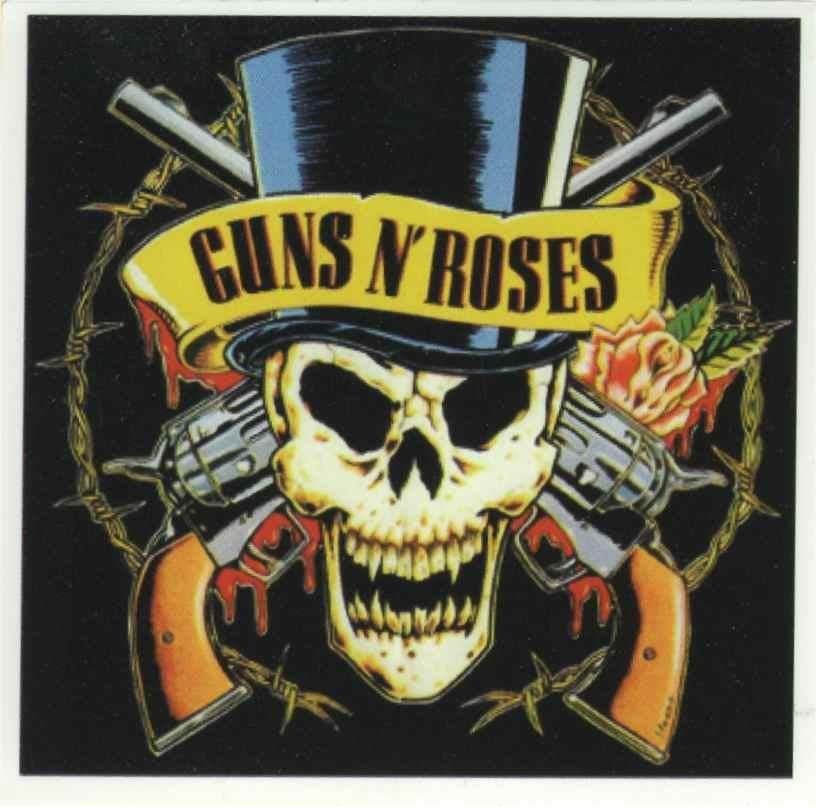 Guns N Roses sticker #3, Collections, Musique, Artistes & Célébrités, Neuf, Envoi