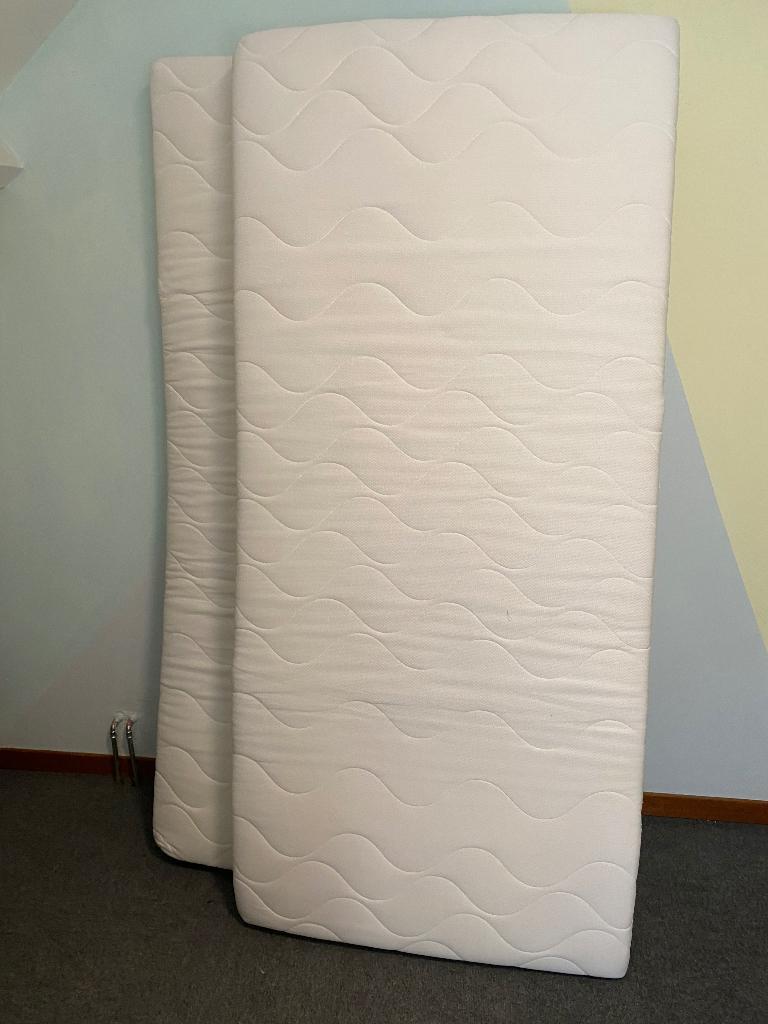 Matras toppers 2X 90X200X13 1 persoons, Ophalen, 90 cm, Eenpersoons, Zo goed als nieuw