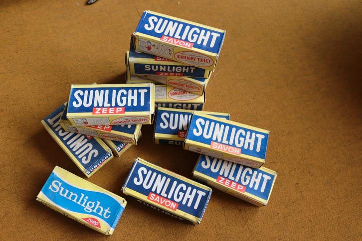 Vintage sunlight zeep 2 stukken, Collections, Rétro, Enlèvement