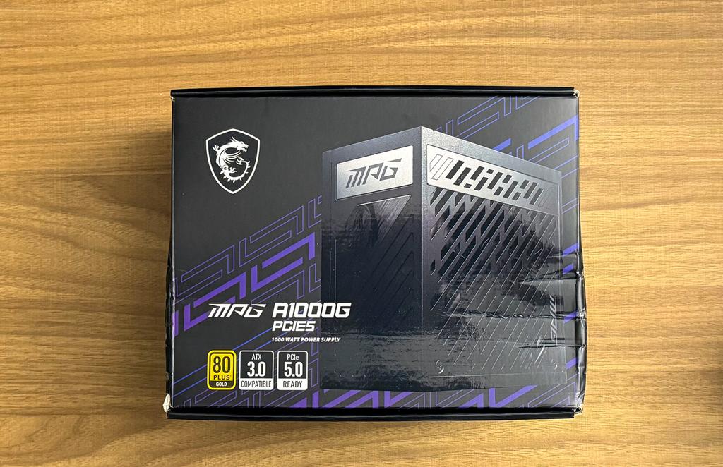 1000W voeding MSI MPG A1000G, Computers en Software, Interne voedingen, Verzenden, Zo goed als nieuw