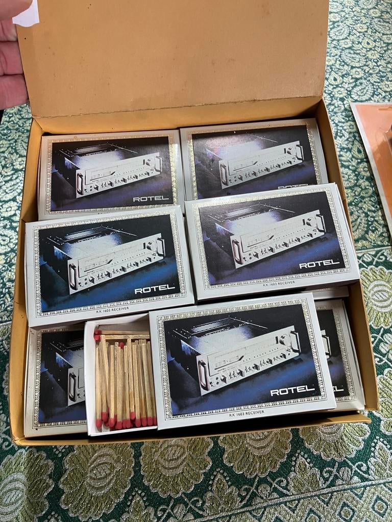 Rotel merch lucifers, Verzamelen, Ophalen of Verzenden, Zo goed als nieuw