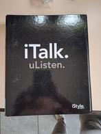 map iTalk uListen, Diversen, Schoolbenodigdheden, Ophalen of Verzenden, Zo goed als nieuw
