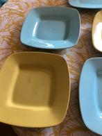 5 assiettes carrées, Ophalen
