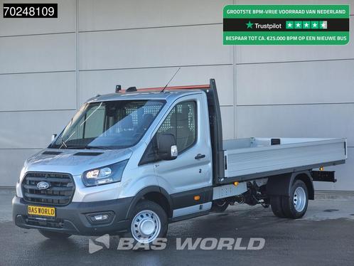 Ford Transit 165pk Open laadbak Dubbellucht Pritsche Trekhaa, Auto's, Bestelwagens en Lichte vracht, Bedrijf, Te koop, Achteruitrijcamera
