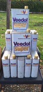 12 vintage Veedol Super Olie blikken in originele omdoos️️️, Verzamelen, Ophalen of Verzenden, Gebruikt