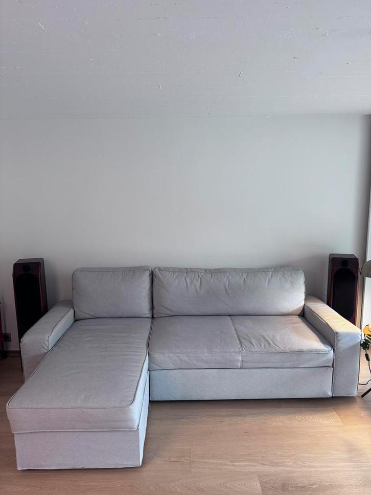 Canapé avec canapé-lit, Maison & Meubles, Canapés | Salons, Comme neuf, Banc droit, Trois personnes, 200 à 250 cm, 125 à 150 cm