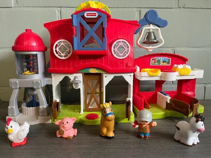 Fisher price little people boerderij, Kinderen en Baby's, Speelgoed | Fisher-Price, Zo goed als nieuw, Speelset, Met geluid, Ophalen