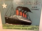 Litographie - 'White Star Line' R.M.S. 'Titanic' - FLOC, Antiquités & Art, Enlèvement