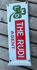 Reclamebord emaille dubbelzijdig The Rudi Agent LMD, Ophalen
