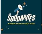 2 Les Solidarities e-tickets vrijdag 22/08 - 55 EUR, Tickets en Kaartjes, Evenementen en Festivals