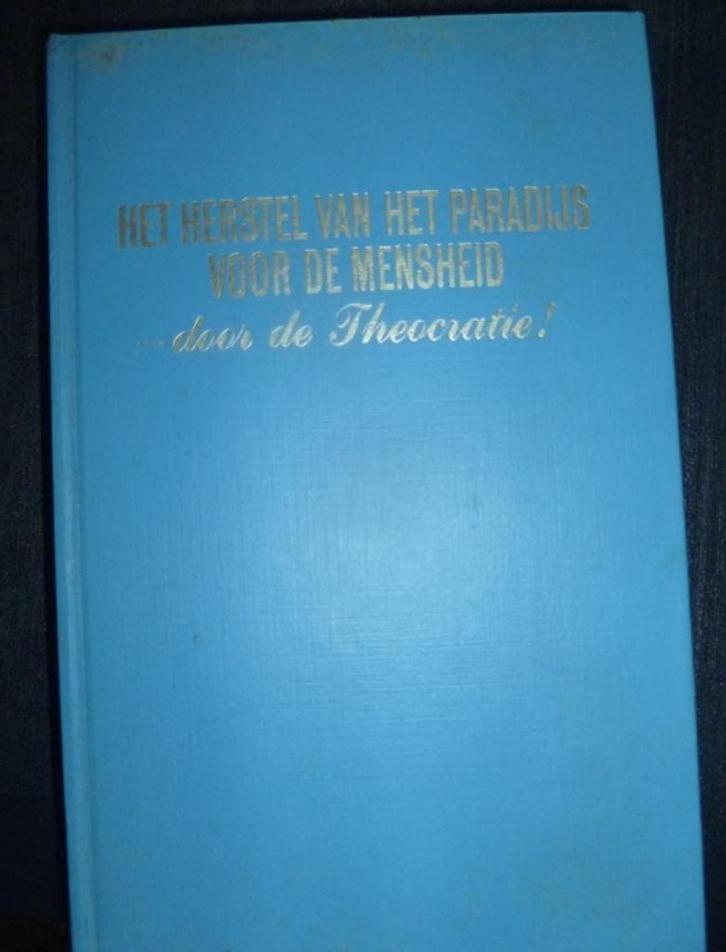 Het herstel van het paradijs voor de mensheid, Boeken, Overige Boeken, Zo goed als nieuw, Ophalen of Verzenden