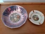 Schaaltjes met Victoriaanse/ Godey afbeelding, Antiek en Kunst, Ophalen of Verzenden
