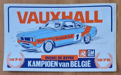 Alain Chevallier sticker Vauxhall 1976 Denayer autocollant, Verzamelen, Stripfiguren, Zo goed als nieuw, Plaatje, Poster of Sticker