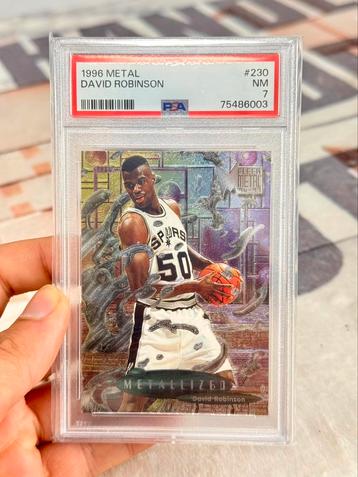1996 Metal David Robinson #230 PSA-7 basketbal basketball beschikbaar voor biedingen