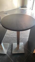 Horeca hoge bartafel met inox onderstel, Ophalen