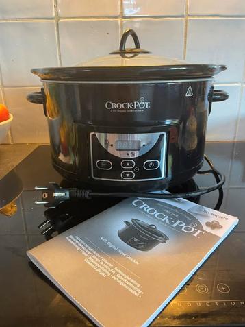 Crock Pot Slow Cooker 4.7L, Elektronische apparatuur, Slowcookers, Ophalen of Verzenden, Zo goed als nieuw