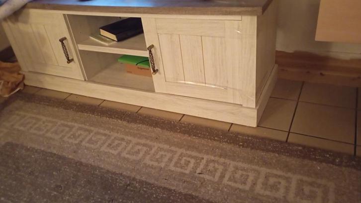 Volledige eetkamer landelijk, Huis en Inrichting, Complete eetkamers, Gebruikt, Minder dan 4 stoelen, Ophalen