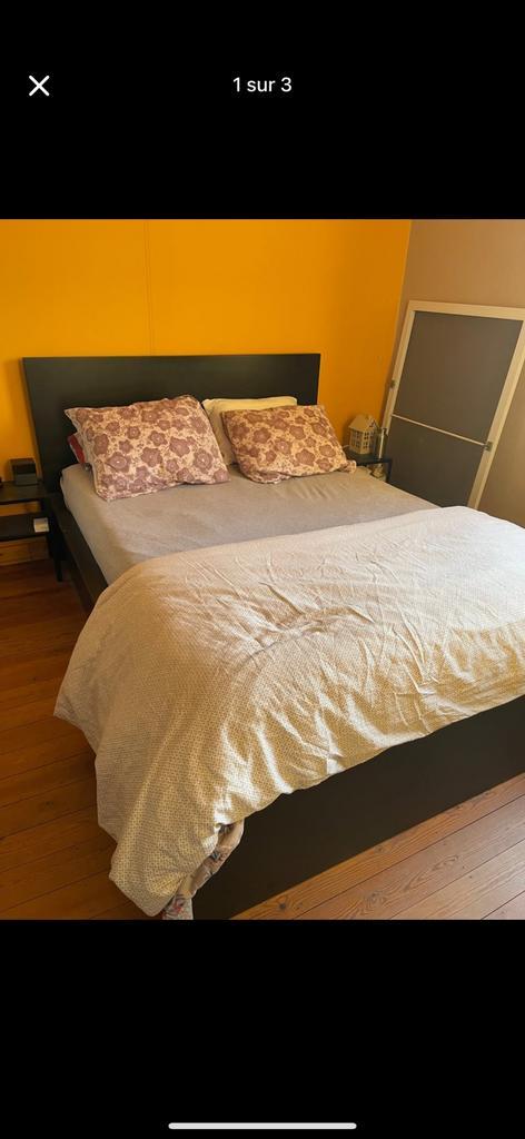 Lit IKEA MALM, Huis en Inrichting, Slaapkamer | Bedden, Ophalen