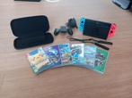 BUNDEL Nintendo Switch spelcomputer met 6 games, Ophalen, Met games, Zo goed als nieuw, Switch Original