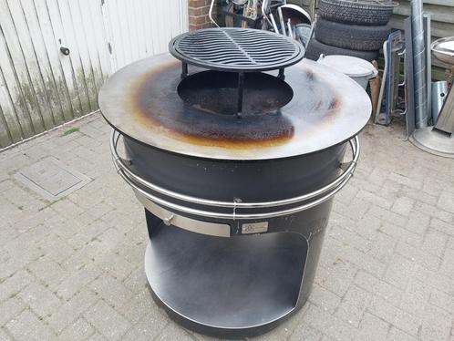 BBQ Vuurschaal Grill Wok, Tuin en Terras, Vuurtafels, Gebruikt, Ophalen