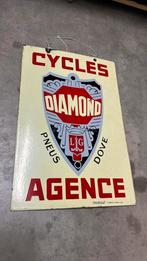 Emaille bord cycles Diamond Agance, Ophalen, Zo goed als nieuw