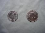 2 zilveren munten Oostenrijk 1957-1961, Postzegels en Munten, Munten | Europa | Euromunten, Zilver, Ophalen of Verzenden, Oostenrijk