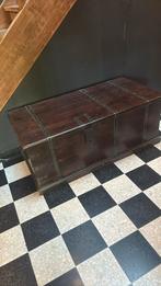 Houten kist met ingebouwd wijnrek, Ophalen, Gebruikt, 5 tot 15 flessen, Minder dan 50 cm