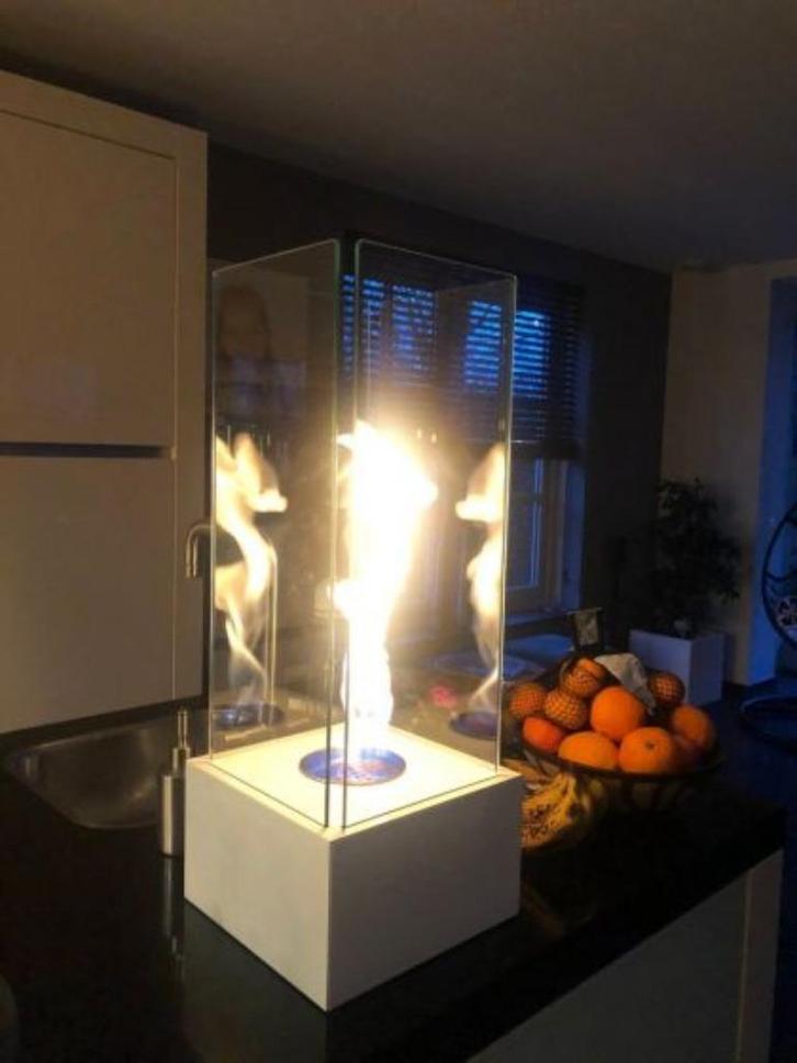 Terrashaard - Enjoyfires vuurplaats bio ethanol 25 x 25 x 65, Huis en Inrichting, Haarden, Nieuw, Overige soorten, Ophalen