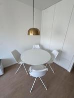 Ronde tafel met 4 stoelen, Huis en Inrichting, Tafels | Eettafels, Ophalen, Zo goed als nieuw