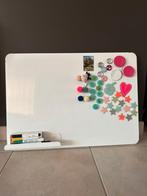 Whiteboard met magneten en stiften., Whiteboard, Ophalen of Verzenden, Zo goed als nieuw