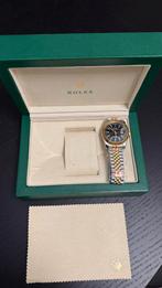 Zwart/goud rolex, Bijoux, Sacs & Beauté, Montres | Hommes, Enlèvement ou Envoi, Comme neuf, Or, Rolex