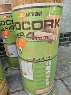 Kurk isolatie 4mm dik en 8 x 0,5 m. 5 rollen., Ophalen, Nieuw