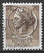 Italie 1955/1960 - Yvert 715 - Munt van Syracus (ST), Postzegels en Munten, Verzenden, Gestempeld