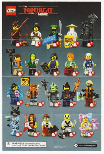 Lego 71019 Ninjago movie, Comme neuf, Ensemble complet, Lego