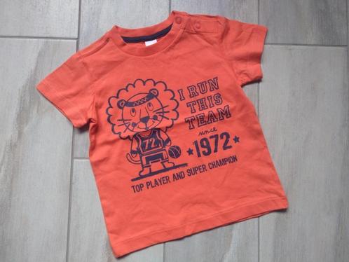 ★ M86 - Nieuw t-shirt 'I run this team', Kinderen en Baby's, Babykleding | Maat 86, Nieuw, Jongetje, Shirtje of Longsleeve, Ophalen of Verzenden