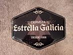 Emaille bord Estrella Galicia, Verzamelen, Merken en Reclamevoorwerpen, Ophalen of Verzenden, Reclamebord