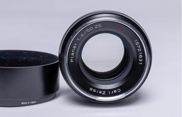 Zeiss Planar 50 mm F/1.4 T* voor Canon, lichtsterke TOPLENS beschikbaar voor biedingen