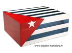 h160 ADORINI HUMIDOR CUBA TE AMO MEDIUM DELUXE - CUBA VLAG, Verzamelen, Rookartikelen, Aanstekers en Luciferdoosjes, Verzenden