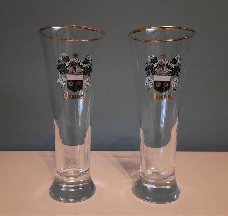 Duvel bierglazen, Verzamelen, Glas en Drinkglazen, Zo goed als nieuw, Bierglas, Ophalen of Verzenden