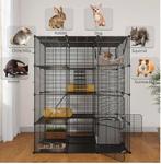 2 bébé furet + cage 3 etage Neuf, Enlèvement, Comme neuf