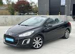 Peugeot 308 cabrio 1.6 HDI 2015 met 150610km GPS/Cruise, Stof, Cabriolet, Zwart, Bedrijf