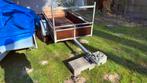 Enkel as aanhangwagen 750KL met werkende verlichting, Auto diversen, Aanhangers en Bagagewagens, Ophalen, Gebruikt