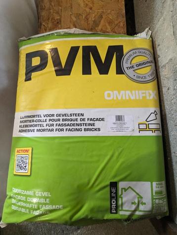 Omnicol, Omnifix PVM Kaki 25kg Type C, lijmmortel voor gevel beschikbaar voor biedingen