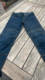 Jeansbroek met kniebescherming., Motoren, Heren, Broek | textiel, Tweedehands, Ophalen